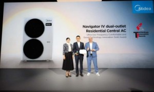 美的领航者IV双出风家用中央空调 IFA斩创新金奖